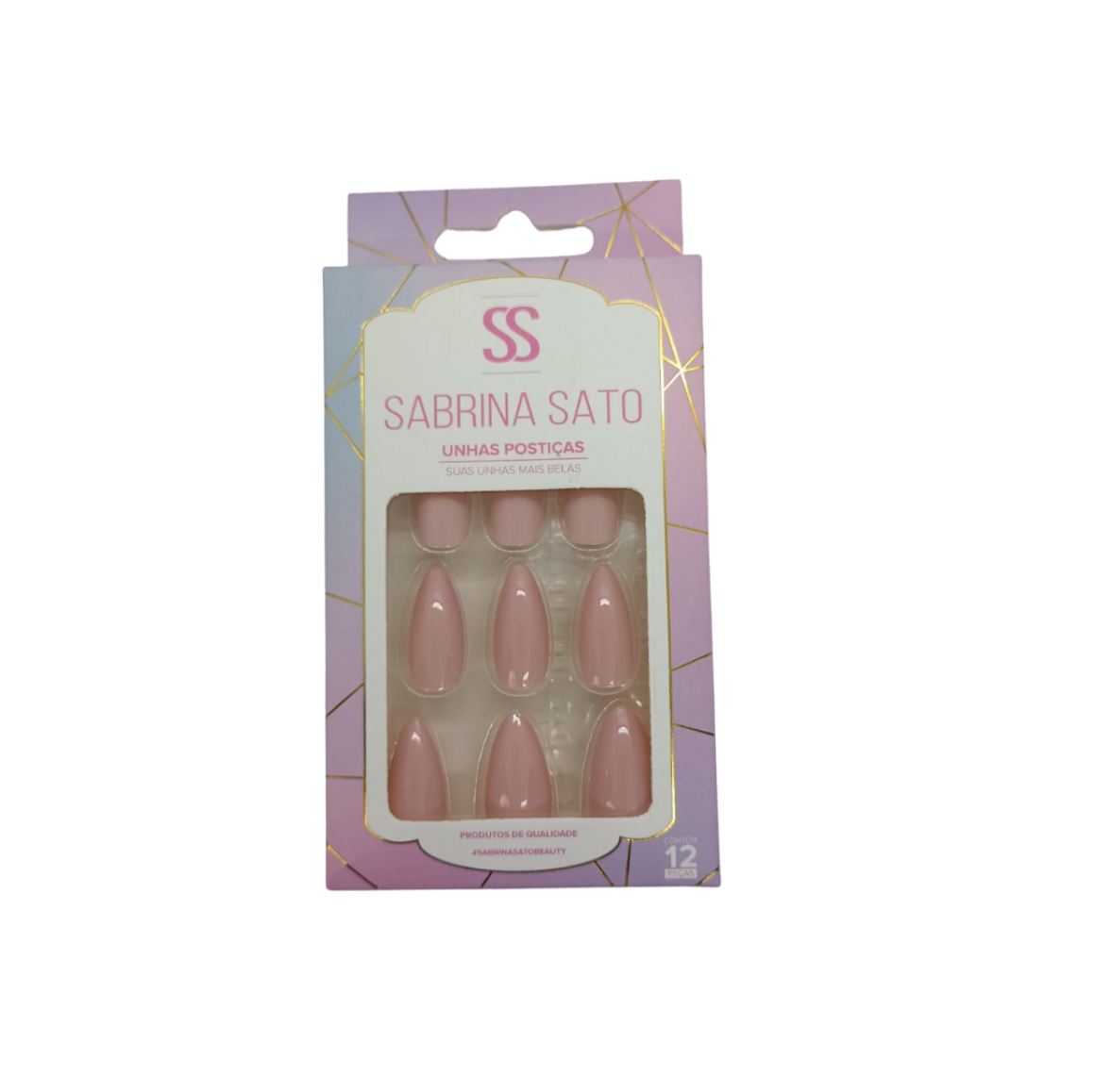 SABRINA SATO UNHA POSTIÇA C/12 NUDE 03 