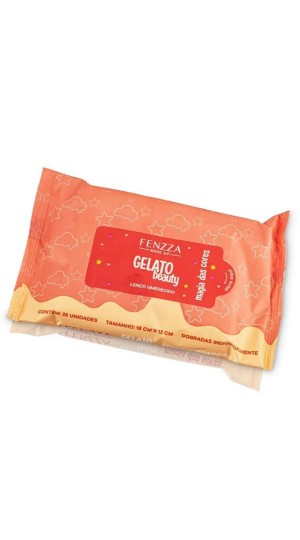 FENZZA LENÇO UMEDECIDO GELATO BEAUTY C/25 UNIDADES