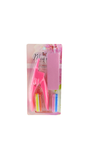 MANDALA KIT CORTADOR E LIXA PARA UNHA EM GEL