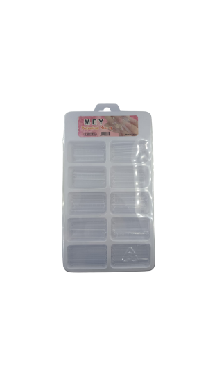 MEY UNHA 120 TIPS MOLD F1 TRANSPARENTE