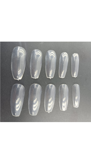 DAFU UNHA NAIL TIPS REALISTA TRANSPARENTE C/100 PEÇAS