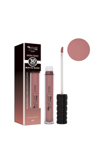 MAX LOVE BATOM LIQUIDO 30 HORAS MATTE NUDE 4ML 668