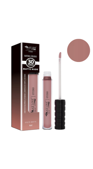 MAX LOVE BATOM LIQUIDO 30 HORAS MATTE NUDE 4ML 669