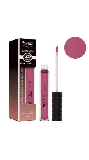 MAX LOVE BATOM LIQUIDO 30 HORAS MATTE NUDE 4ML 672